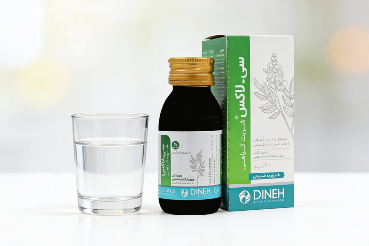 نحوه مصرف شربت سی لاکس دینه همراه با آب